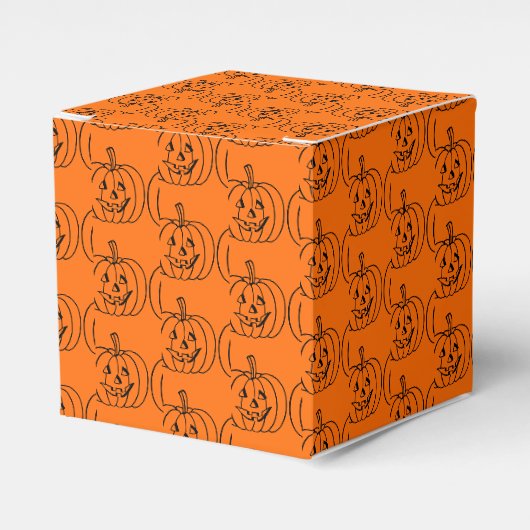 Halloween Party Favor Box Bedankdoosjes (Voorkant Zijde)