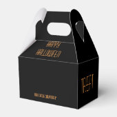 Halloween Party Favor Box - Trick or treat? Bedankdoosjes (Achterkant)
