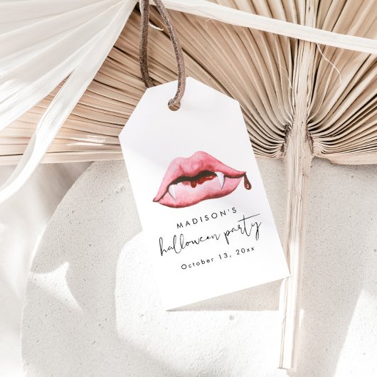 Halloween Party Favor Tag Cadeaulabel