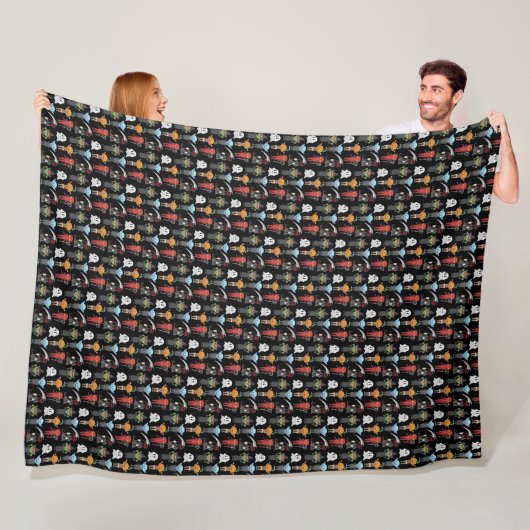 Halloween Party Fleece Blanket Deken (In situ)