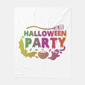 Halloween Party Fleece Deken