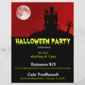 Halloween party flyer (Voorkant)