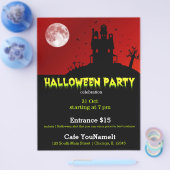 Halloween party flyer (Enkel)