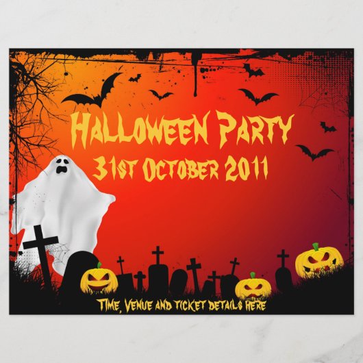 Halloween party flyer (Voorkant)