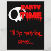 Halloween party Flyer (Voorkant)