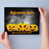 Halloween party flyer (Hand)