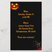 Halloween Party Flyer (Achterkant)