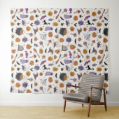 Halloween Party Foto Achtergrond Wandkleed (In Situ (horizontaal))