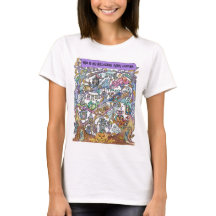 Halloween party fun detailleerstoomt punk T-Shirt