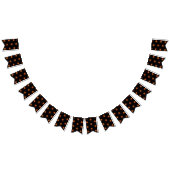 Halloween Party Funny Scary Pumpkins Patroon Vlaggetjes (Alle)