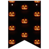 Halloween Party Funny Scary Pumpkins Patroon Vlaggetjes (Tweede vlag)