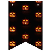 Halloween Party Funny Scary Pumpkins Patroon Vlaggetjes (Derde vlag)