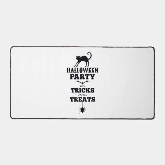 Halloween party gaat niet alleen over trucjes grap bureaumat (Voorkant)