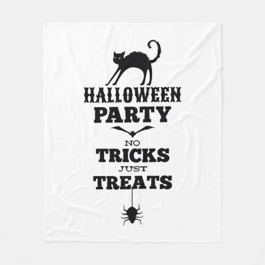 Halloween party gaat niet alleen over trucjes grap fleece deken (Voorkant)
