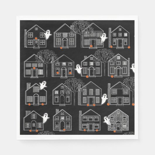 Halloween Party-gebeurtenis Servet (Voorkant)