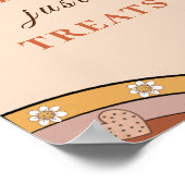 Halloween Party Geen Trick Alleen Treats Teken Poster (Hoek)