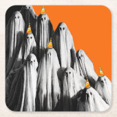 Halloween  Party Geesten Kartonnen Onderzetters (Voorkant)