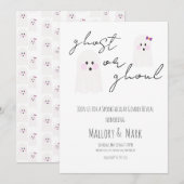 Halloween Party Gender Reopenbaart Uitnodiging (Voorkant / Achterkant)