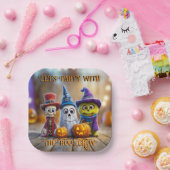 Halloween Party Ghost Skeleton Monster beroemd gem Papieren Bordje (Feest)