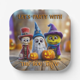 Halloween Party Ghost Skeleton Monster beroemd gem Papieren Bordje