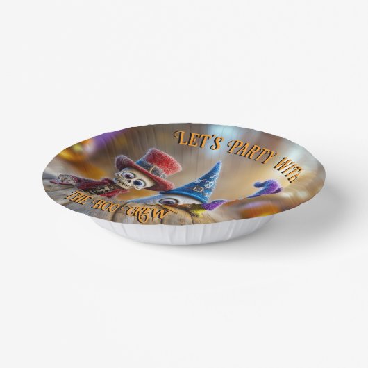 Halloween Party Ghost Skeleton Monster beroemd gem Papieren Kommen (Gebogen)