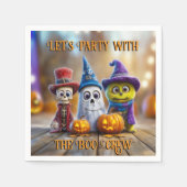 Halloween Party Ghost Skeleton Monster beroemd gem Servet (Voorkant)