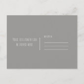 Halloween Party Ghosts en Candy Corn Black Sinaasa Uitnodiging Briefkaart (Achterkant)