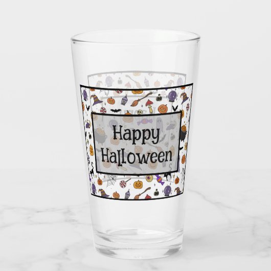 Halloween Party Glas (Achterkant)