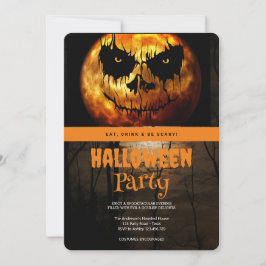 Halloween Party Gothic Dark Moon Kaart
