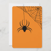 Halloween Party Gothic Dark Spooky Moon Kaart (Achterkant)