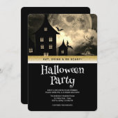 Halloween Party Gothic Fantasy Moon Kaart (Voorkant / Achterkant)