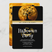 Halloween Party Gothic Fantasy Moon Kaart (Voorkant / Achterkant)