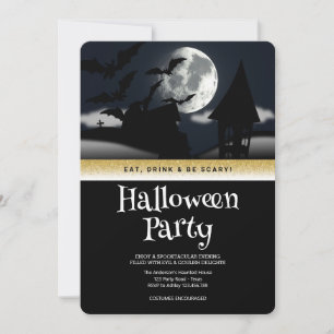 Halloween Party Gothic Fantasy Moon Kaart