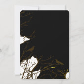 Halloween Party Gothic Moon Kaart (Achterkant)