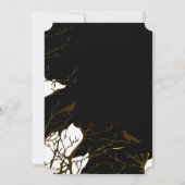 Halloween Party Gothic Moon Kaart (Achterkant)