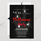 Halloween Party  Gotisch Kaart (Voorkant / Achterkant)