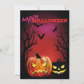 Halloween Party  Gotisch Kaart (Achterkant)