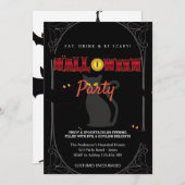 Halloween Party  Gotisch Kaart (Voorkant / Achterkant)