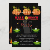 Halloween Party  Gotisch Kaart (Voorkant / Achterkant)