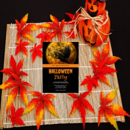 Halloween Party Gotische Kraai Kaart