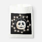 Halloween Party Gotische Pompoen Gezicht Bedankzakje (Voorkant)