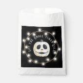 Halloween Party Gotische Pompoen Gezicht Bedankzakje (Voorkant)