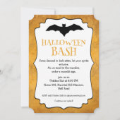 Halloween Party Gouden Kaart (Voorkant)