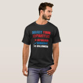 Halloween Party Grappige Politieke Verkiezingen T-shirt (Voorkant volledig)