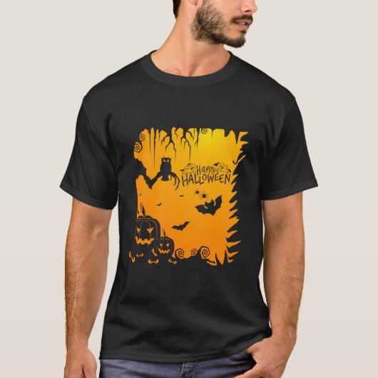Halloween Party - Happy Halloween T-shirt (Voorkant)