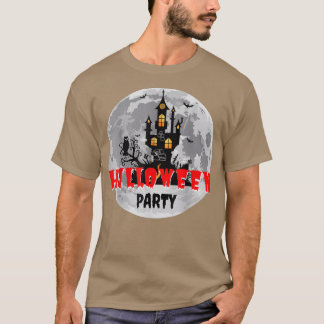 Halloween party hauned house happy Halloween spoo T-shirt