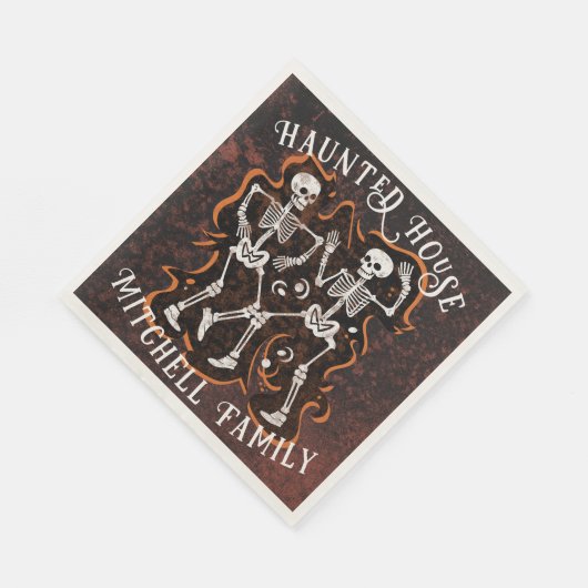 Halloween Party Haunted House Servet (Hoek)