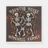 Halloween Party Haunted House Servet (Voorkant)