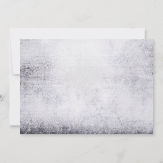 Halloween Party Haunted Scarecrow Invitation Kaart (Achterkant)