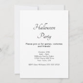 Halloween Party Herfst Folk Art Pumpkins Kaart (Achterkant)